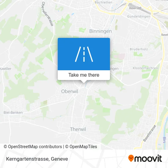 Kerngartenstrasse map