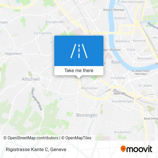 Rigistrasse Kante C map