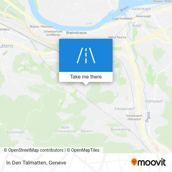 In Den Talmatten map