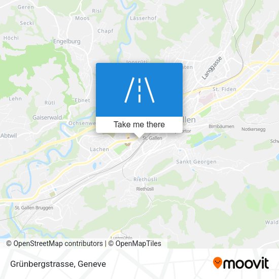 Grünbergstrasse map