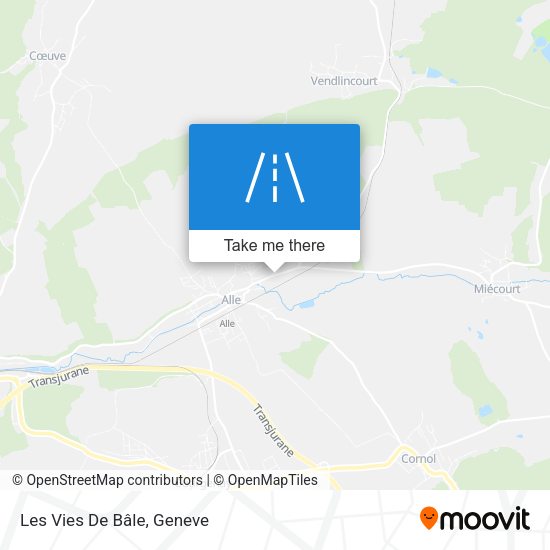 Les Vies De Bâle map