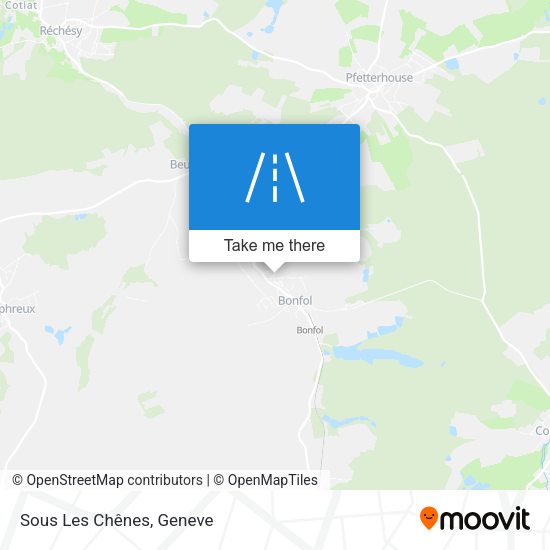 Sous Les Chênes map