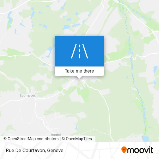 Rue De Courtavon map