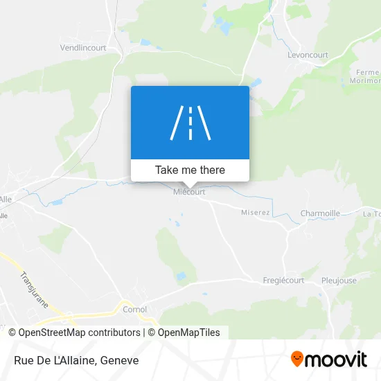 Rue De L'Allaine map