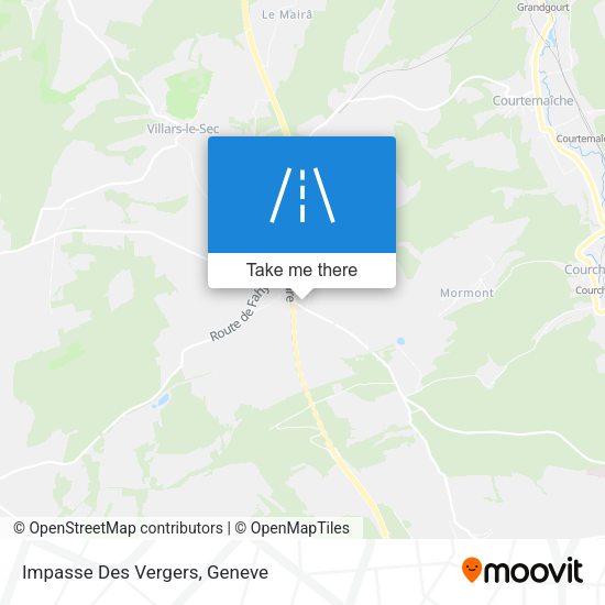 Impasse Des Vergers map