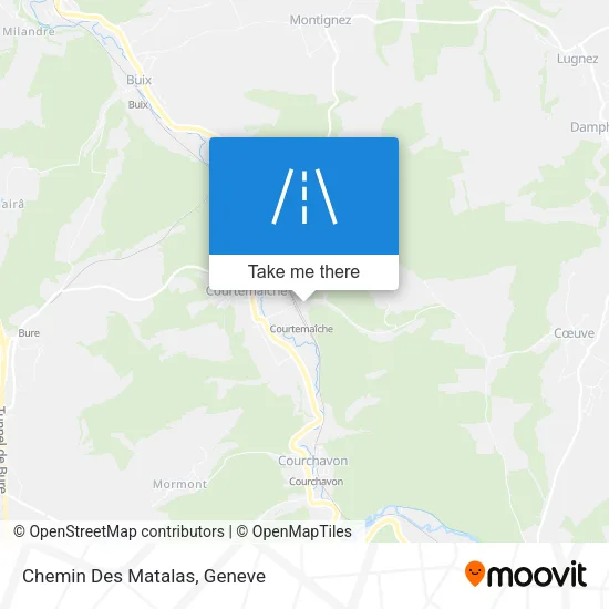 Chemin Des Matalas map