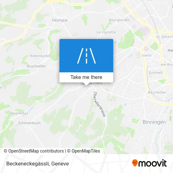 Beckeneckegässli map