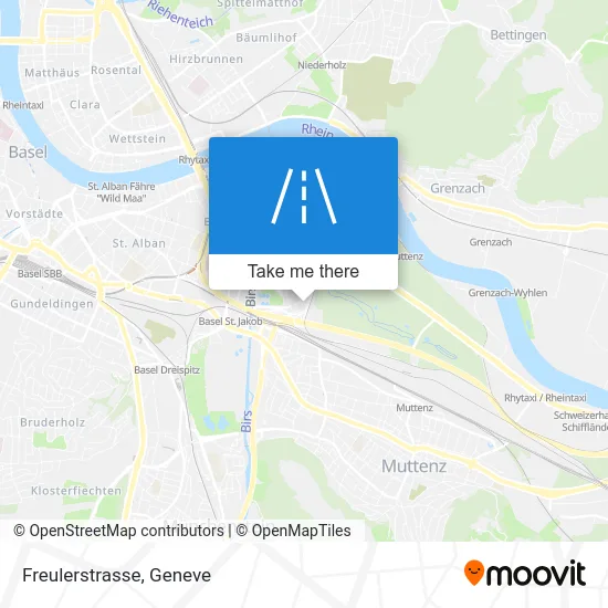Freulerstrasse map