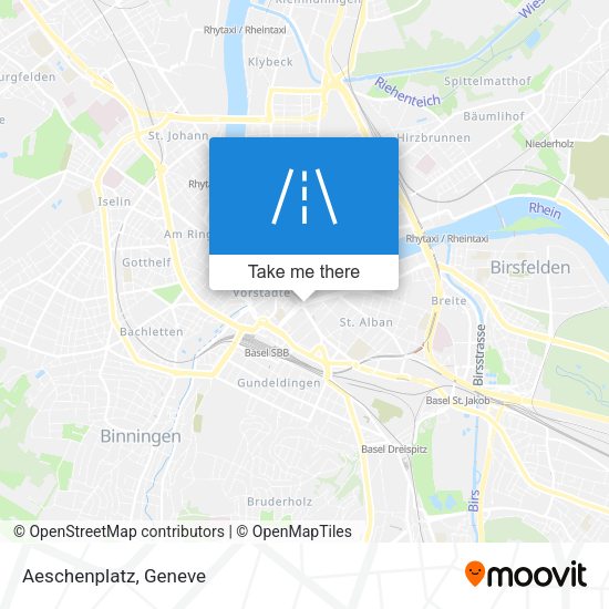 Aeschenplatz map