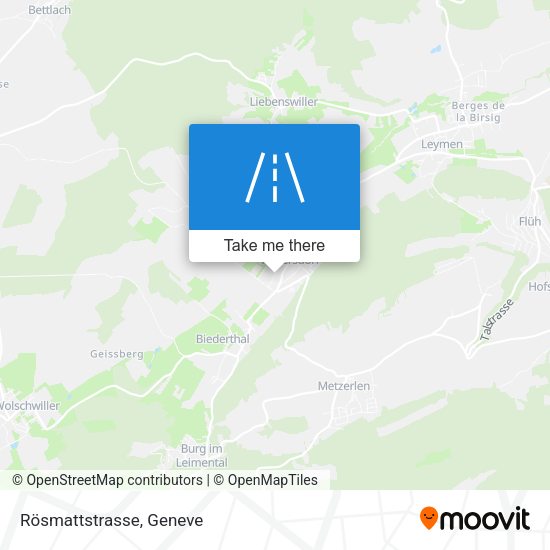 Rösmattstrasse map