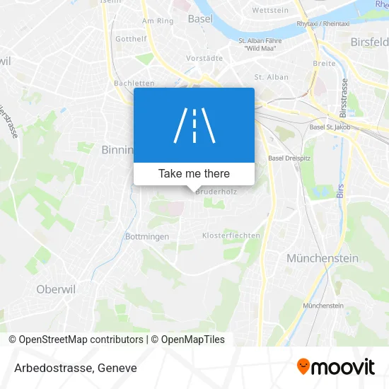 Arbedostrasse map