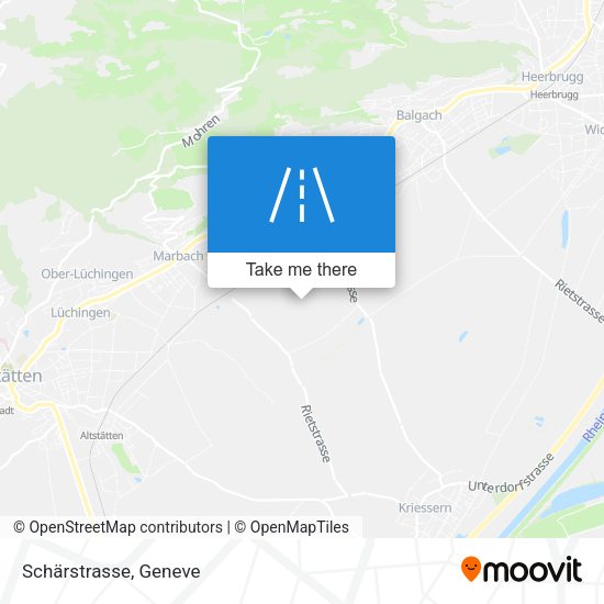 Schärstrasse map