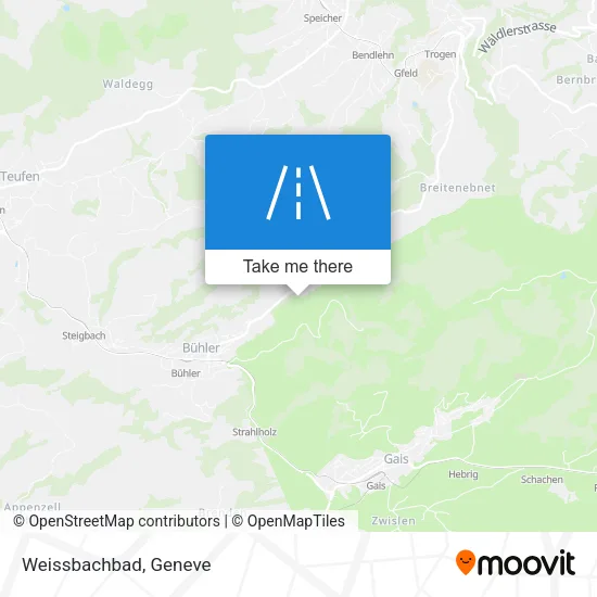 Weissbachbad map