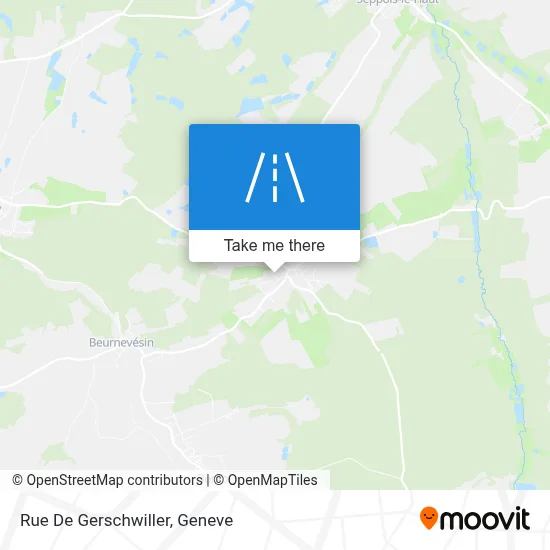 Rue De Gerschwiller map