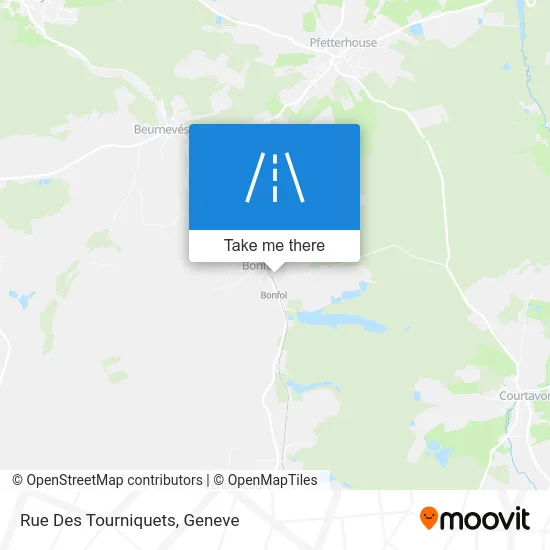 Rue Des Tourniquets map