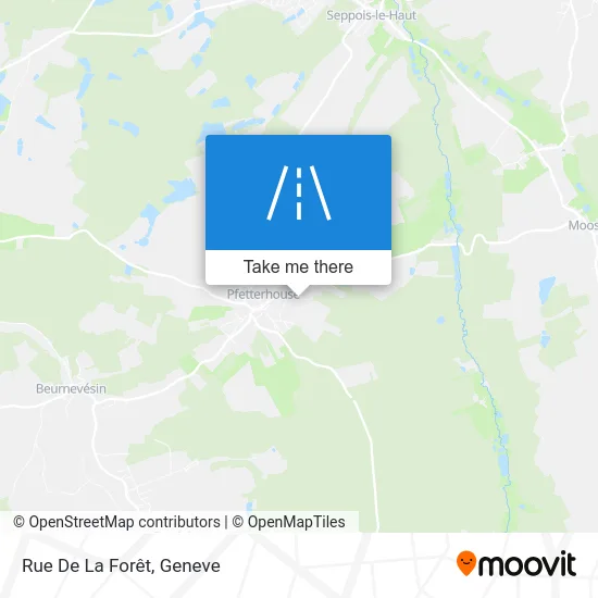 Rue De La Forêt map