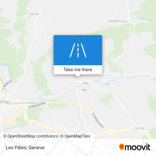 Les Pâles map