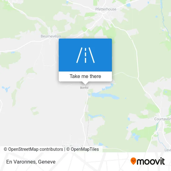 En Varonnes map