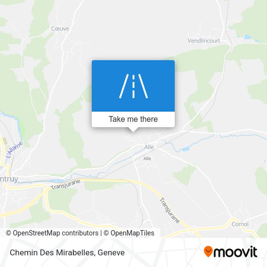 Chemin Des Mirabelles map