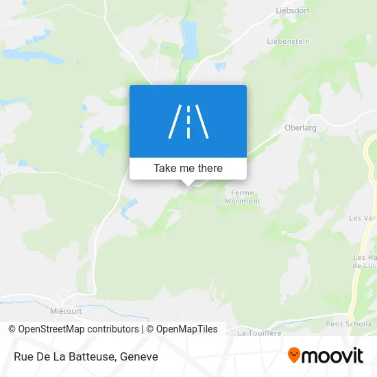 Rue De La Batteuse map