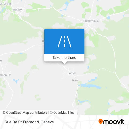 Rue De St-Fromond map