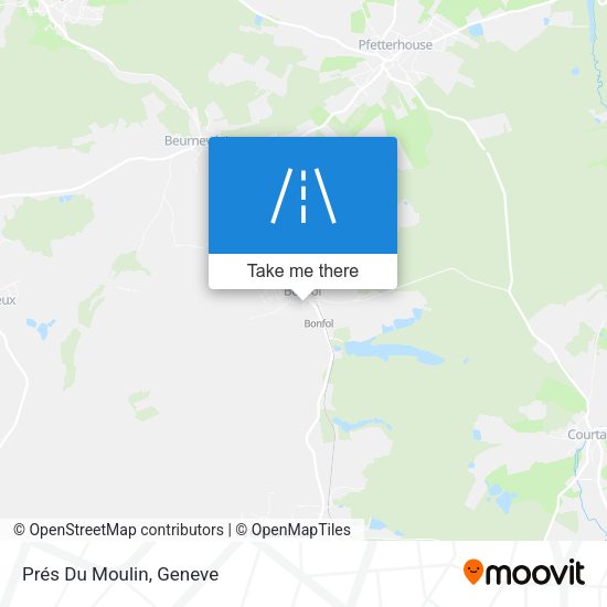 Prés Du Moulin map