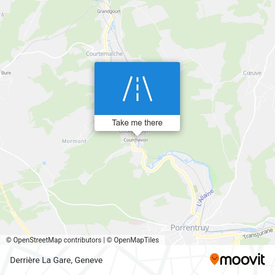 Derrière La Gare map