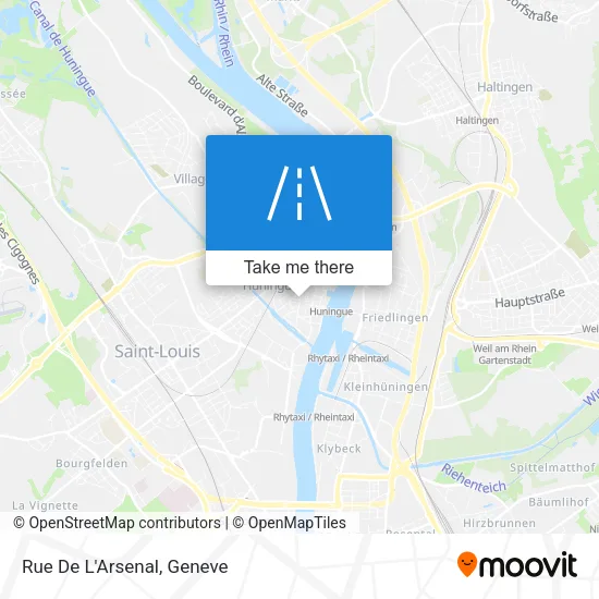 Rue De L'Arsenal map