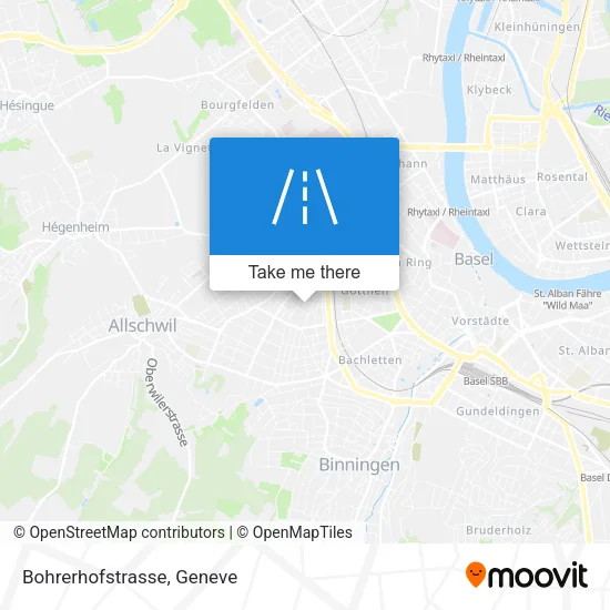 Bohrerhofstrasse map
