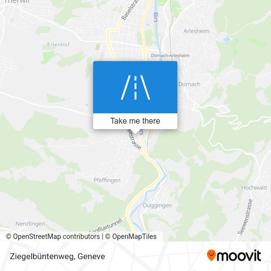 Ziegelbüntenweg map