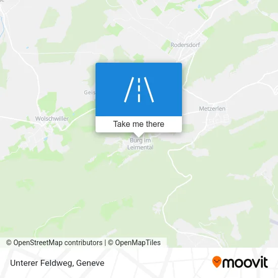 Unterer Feldweg map