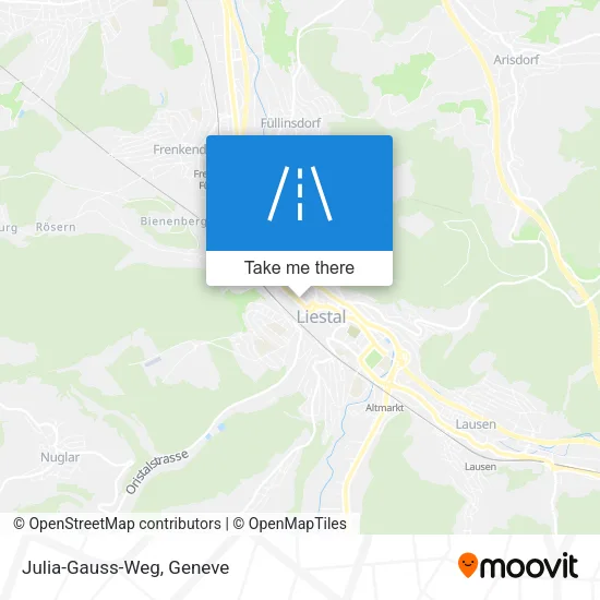 Julia-Gauss-Weg plan