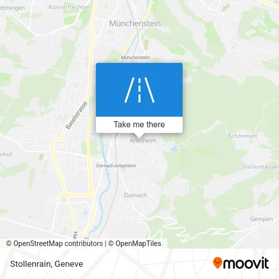 Stollenrain map