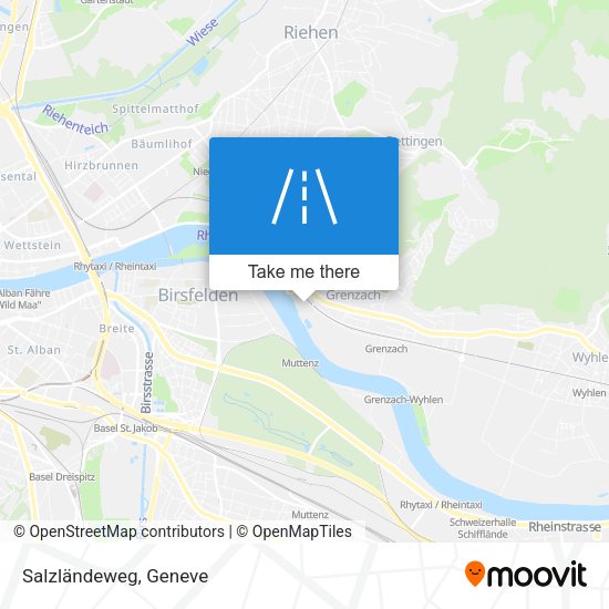 Salzländeweg map