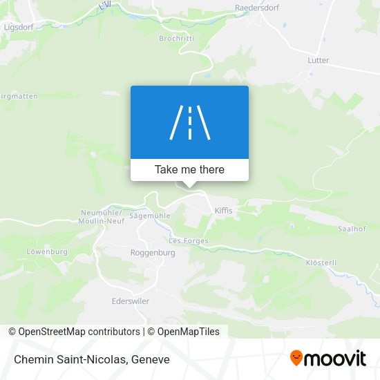 Chemin Saint-Nicolas map