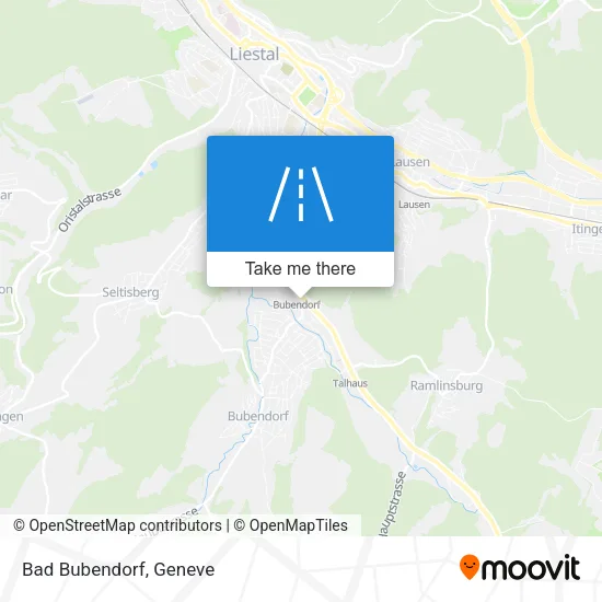 Bad Bubendorf map