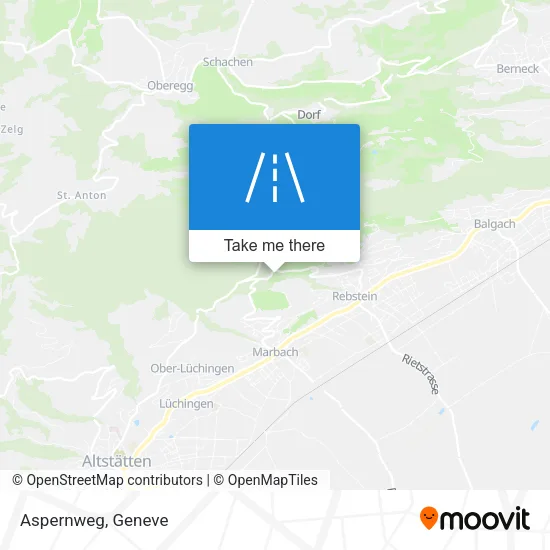 Aspernweg map