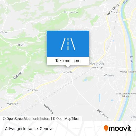 Altwingertstrasse map