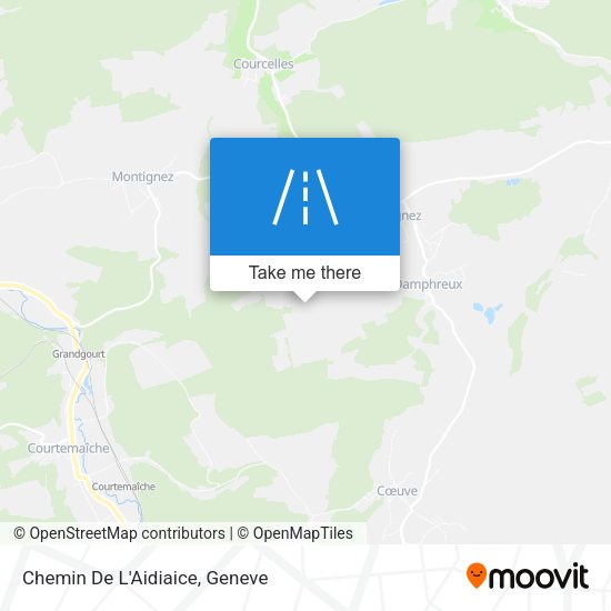 Chemin De L'Aidiaice map