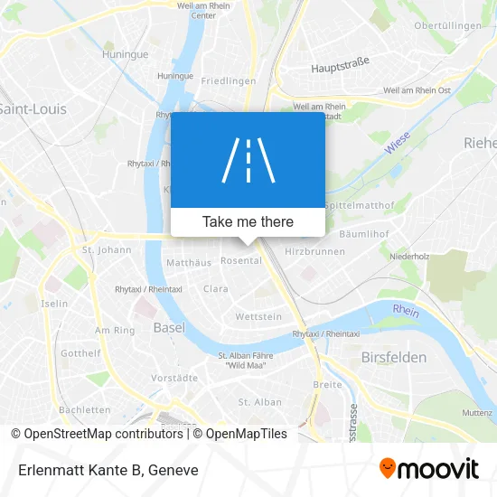 Erlenmatt Kante B map