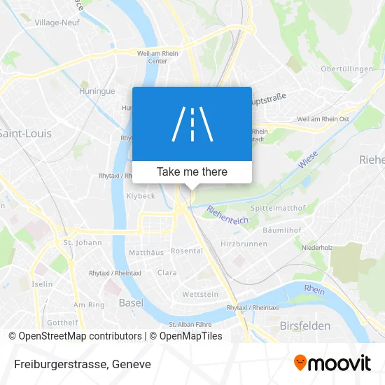 Freiburgerstrasse map