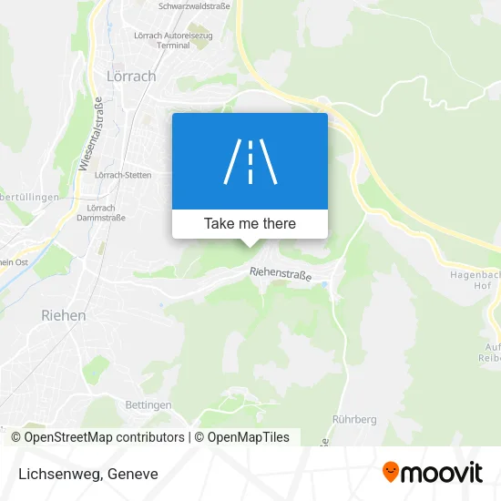 Lichsenweg map