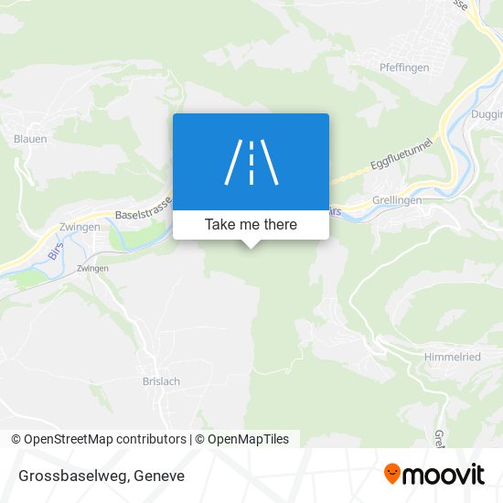 Grossbaselweg map