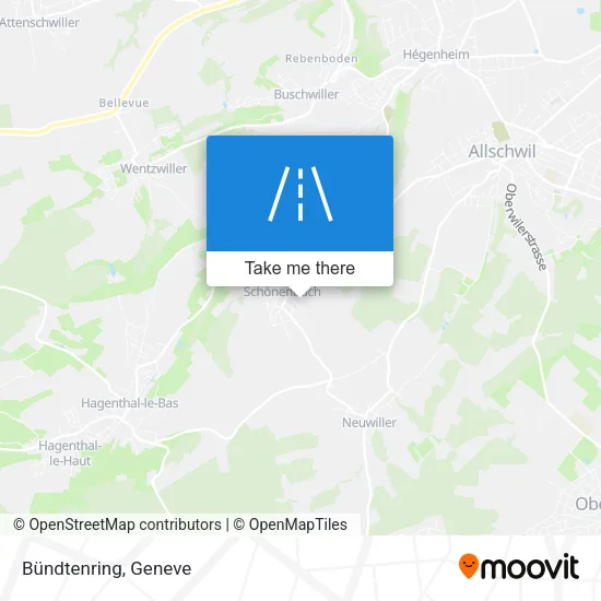 Bündtenring map