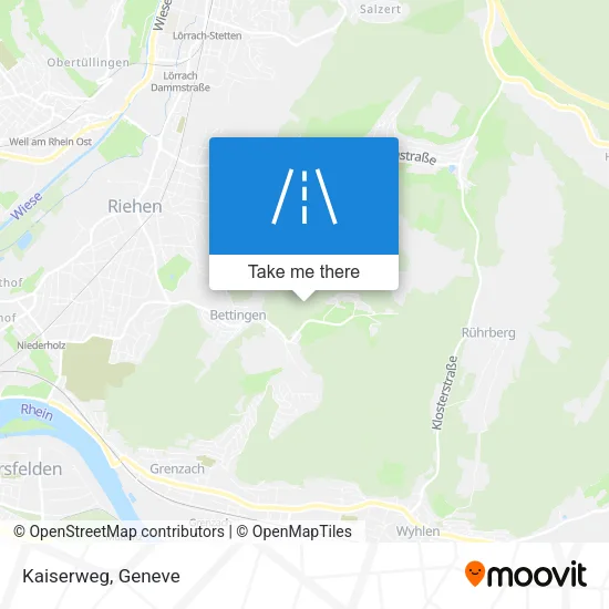 Kaiserweg map