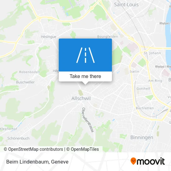 Beim Lindenbaum map