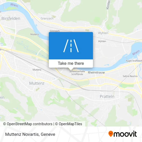 Muttenz Novartis map