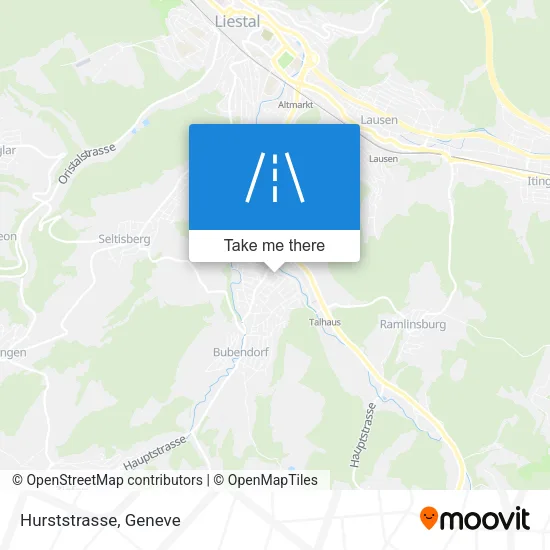 Hurststrasse map