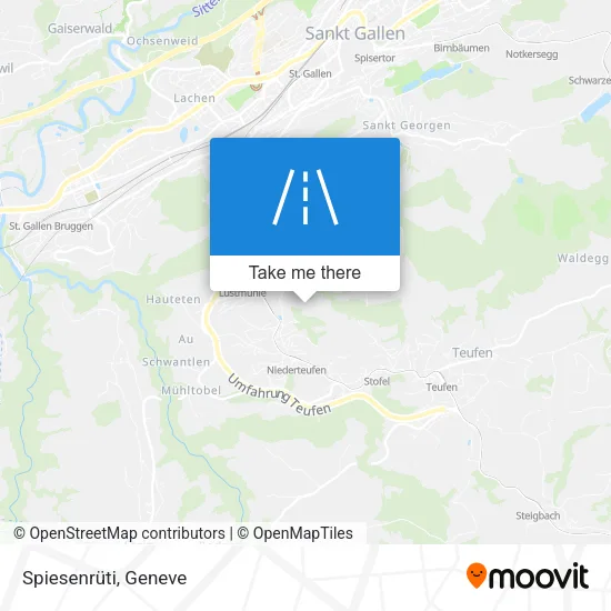 Spiesenrüti map