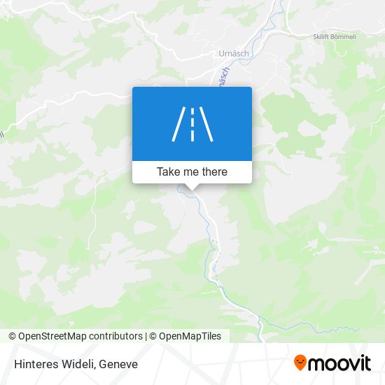 Hinteres Wideli map